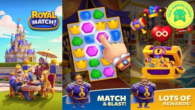 تحميل لعبة رويال ماتش Royal Match مهكرة Apk للاندرويد والايفون 2025 اخر اصدار مجانا