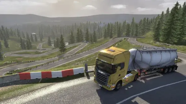 تحميل لعبة محاكي قيادة شاحنات سكانيا Scania Truck Driving Simulator 2025 للكمبيوتر مجانا