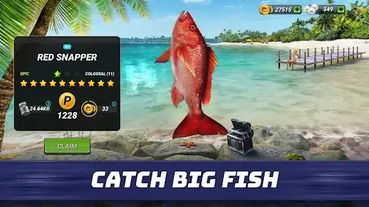 تحميل لعبة صيد السمك Fishing Clash مهكرة Apk للاندرويد والايفون 2025 اخر اصدار مجانا