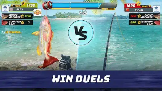 تحميل لعبة صيد السمك Fishing Clash مهكرة Apk للاندرويد والايفون 2025 اخر اصدار مجانا