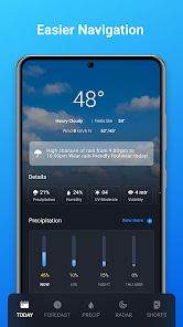 تحميل برنامج الطقس 1Weather App مهكر Apk للاندرويد والايفون 2025 اخر اصدار مجانا