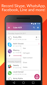 تحميل مسجل المكالمات Cube ACR Pro مهكر Apk للاندرويد والايفون 2025 اخر اصدار مجانا