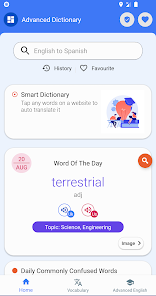 تنزيل برنامج Advanced English Dictionary Pro مهكر Apk للاندرويد والايفون 2025 اخر اصدار مجانا