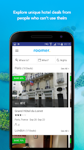 تحميل تطبيق رومر Roomer Travel Apk لحجز الفنادق والسفر للاندرويد والايفون 2025 اخر اصدار مجانا