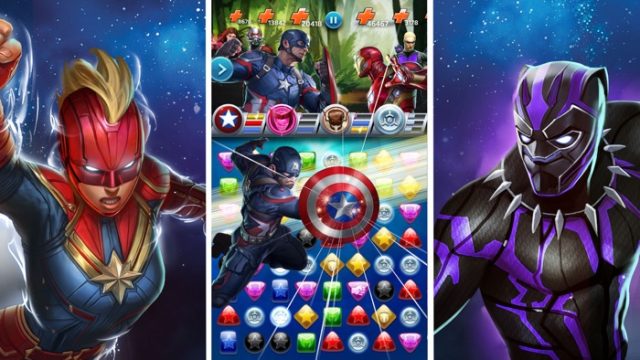 تحميل لعبة عالم مارفل MARVEL Puzzle Quest: Hero RPG للاندرويد والايفون 2025 اخر اصدار مجانا