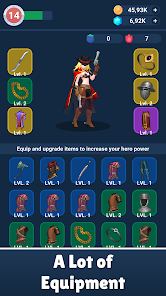 تحميل لعبة Idle Hero: Clicker Idle RPG مهكرة للاندرويد والايفون 2025 اخر اصدار مجانا