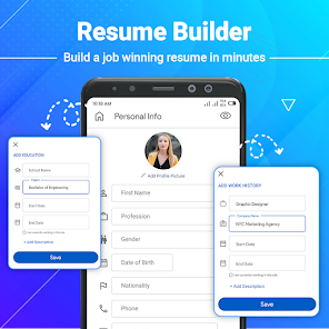 تحميل تطبيق Resume Builder & CV Maker مهكر Apk للاندرويد والايفون 2025 اخر اصدار مجانا