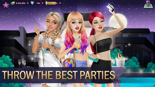 تحميل لعبة Hollywood Story: Fashion Star مهكرة Apk للاندرويد والايفون 2025 اخر اصدار مجانا