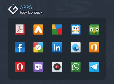 تحميل تطبيق Iggy Icon Pack مهكر Apk للاندرويد والايفون 2025 اخر اصدار مجانا