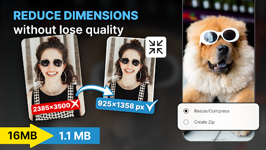 تحميل تطبيق Qreduce Photo Size Compress مهكر Apk للاندرويد والايفون 2025 اخر اصدار مجانا