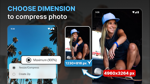 تحميل تطبيق Qreduce Photo Size Compress مهكر Apk للاندرويد والايفون 2025 اخر اصدار مجانا