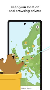 تحميل تطبيق TunnelBear VPN مهكر Apk للاندرويد والايفون 2025 اخر اصدار مجانا