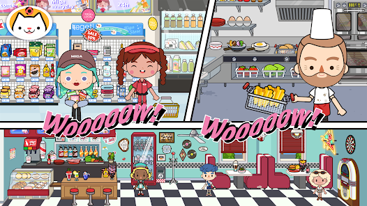 تحميل لعبة Miga Town World مهكرة Apk للاندرويد والايفون 2025 اخر اصدار مجانا