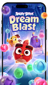 تحميل لعبة Angry Birds Dream Blast مهكرة Apk للاندرويد والايفون 2025 اخر اصدار مجانا