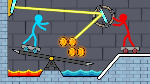 تحميل لعبة Red and Blue Stickman: Season 2 مهكرة للاندرويد والايفون 2025 اخر اصدار مجانا