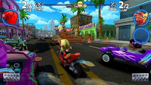 تحميل لعبة Beach Buggy Racing 2 مهكرة Apk للاندرويد والايفون 2025 اخر اصدار مجانا