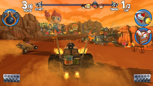 تحميل لعبة Beach Buggy Racing 2 مهكرة Apk للاندرويد والايفون 2025 اخر اصدار مجانا