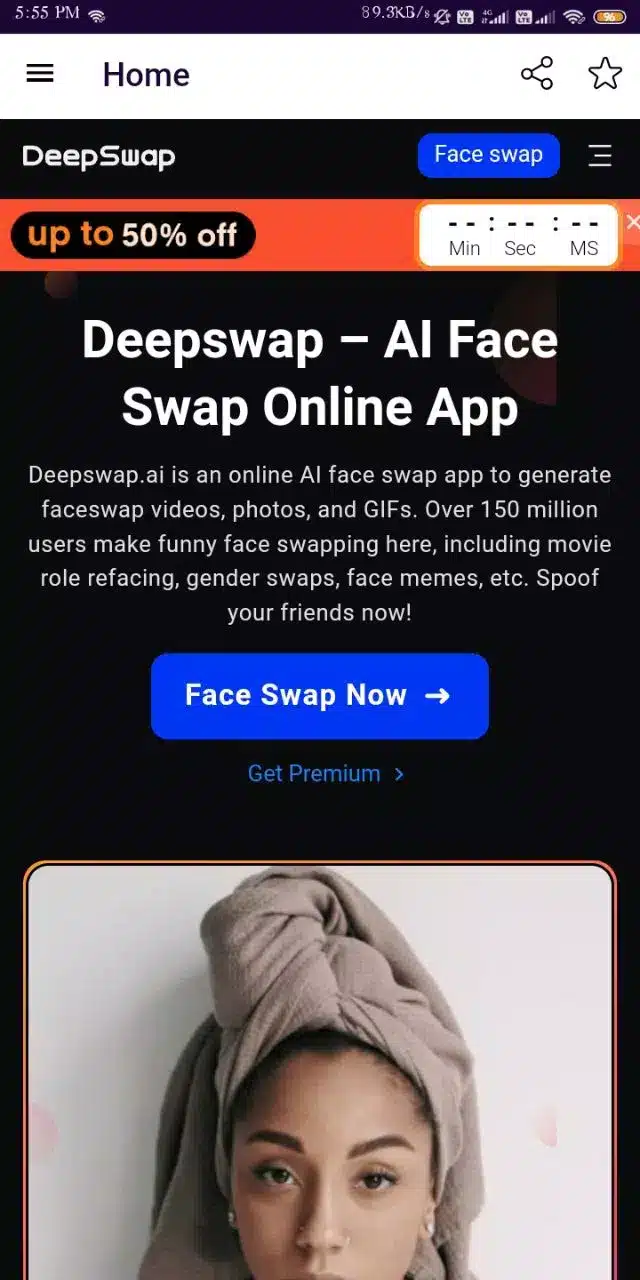 تحميل تطبيق Deepswap Ai لتبديل الوجه للصور والفيديو للاندرويد والايفون 2025 اخر اصدار مجانا