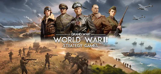 تحميل لعبة Grand War: WW2 Strategy Games مهكرة Apk للاندرويد والايفون 2025 اخر اصدار مجانا