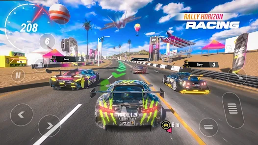 تحميل لعبة Rally Horizon مهكرة للاندرويد والايفون 2025 اخر اصدار مجانا