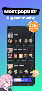 تحميل تطبيق Anime Stickers مهكر Apk للاندرويد والايفون 2025 اخر اصدار مجانا