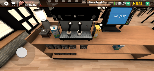 تحميل لعبة Coffee Shop Simulator 3D Cafe مهكرة للاندرويد والايفون 2025 اخر اصدار مجانا