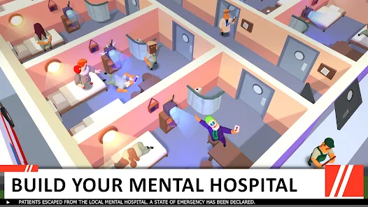 تحميل لعبة Idle Mental Hospital Tycoon مهكرة للاندرويد والايفون 2025 اخر اصدار مجانا