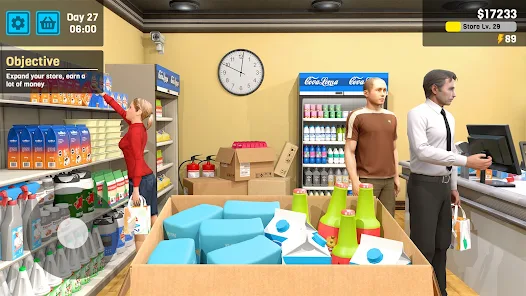 تحميل لعبة Manage Supermarket Simulator مهكرة للاندرويد والايفون 2025 اخر اصدار مجانا