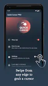 تحميل تطبيق المؤشر السريع Quick Cursor مهكر Apk للاندرويد والايفون 2025 اخر اصدار مجانا