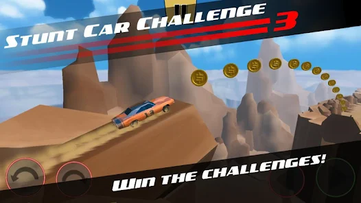 تحميل لعبة Stunt Car Challenge 3 مهكرة للاندرويد والايفون 2025 اخر اصدار مجانا