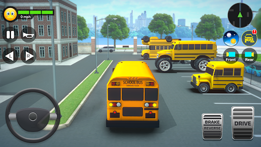 تحميل لعبة School Bus Simulator Driving مهكرة للاندرويد والايفون 2025 اخر اصدار مجانا