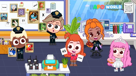 تحميل لعبة Papo Town World مهكرة Apk للاندرويد والايفون 2025 اخر اصدار مجانا