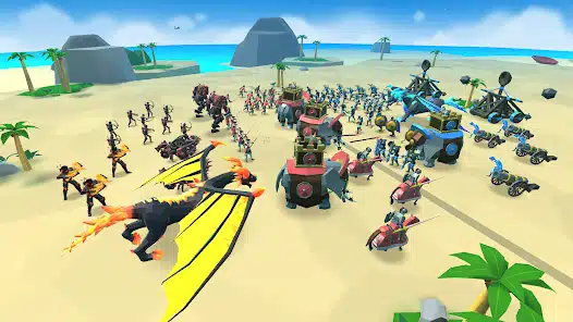 تحميل لعبة Epic Battle Simulator 2 مهكرة Apk للاندرويد والايفون 2025 اخر اصدار مجانا