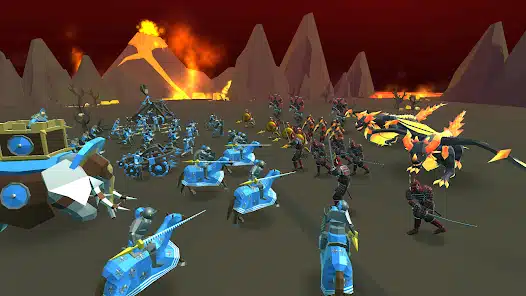 تحميل لعبة Epic Battle Simulator 2 مهكرة Apk للاندرويد والايفون 2025 اخر اصدار مجانا