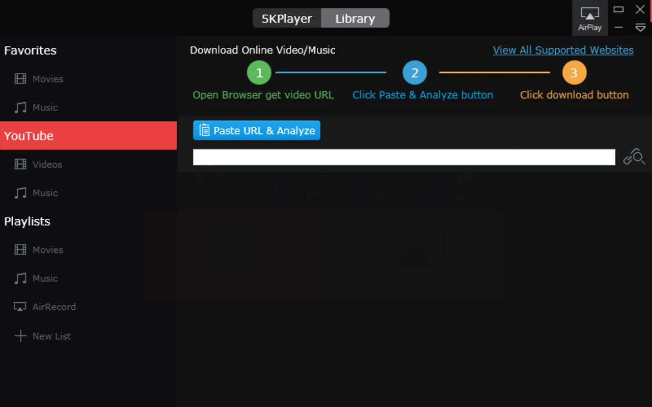 تحميل برنامج مشغل ميديا 5KPlayer لتشغيل الفيديوهات والصوت للكمبيوتر 2025 اخر اصدار كامل مجانا