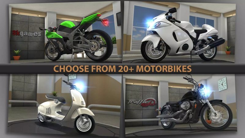 تحميل لعبة ترافيك رايدر Traffic Rider مهكرة Apk للاندرويد والايفون 2025 اخر اصدار مجانا