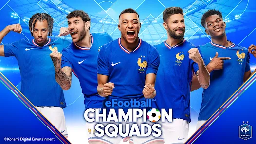 تحميل لعبة بيس سكواد eFootball CHAMPION SQUADS مهكرة للاندرويد والايفون 2025 اخر اصدار مجانا