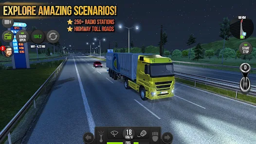 تحميل لعبة محاكاة شاحنة أوروبا Truck Simulator Europe مهكرة للاندرويد والايفون 2025 اخر اصدار مجانا