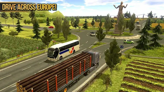 تحميل لعبة محاكاة شاحنة أوروبا Truck Simulator Europe مهكرة للاندرويد والايفون 2025 اخر اصدار مجانا