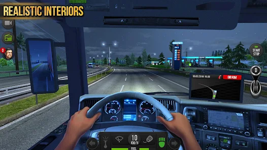 تحميل لعبة محاكاة شاحنة أوروبا Truck Simulator Europe مهكرة للاندرويد والايفون 2025 اخر اصدار مجانا