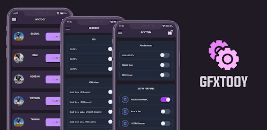 تحميل برنامج GFXTOOY مهكر Apk تفعيل 90 فريم ببجي للاندرويد 2025 اخر اصدار مجانا