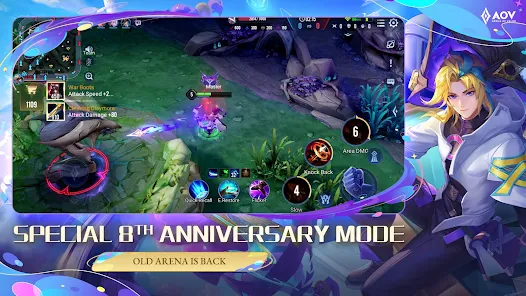 تحميل لعبة Garena AOV مهكرة للاندرويد والايفون 2025 اخر اصدار مجانا