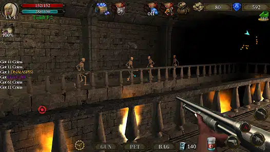 تحميل لعبة Dungeon Shooter Dark Temple مهكرة للاندرويد 2025 اخر اصدار مجانا