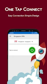 تحميل تطبيق Singapore VPN مهكر Apk للاندرويد والايفون 2025 اخر اصدار مجانا