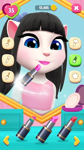 تحميل لعبة صديقتي انجيلا المتكلمة 2 My Talking Angela مهكرة Apk للاندرويد والايفون اخر اصدار مجانا