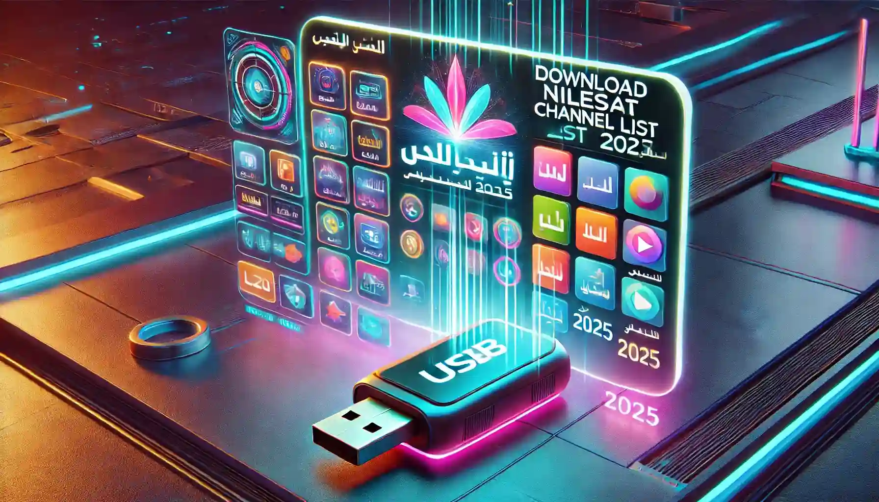 تحميل ملف قنوات نايل سات 2025 usb عربي لجميع الرسيفرات HD لؤلؤه سات ومصرواي سات