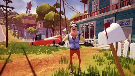 تحميل لعبة الجار النفسية Hello Neighbor مهكرة Apk للاندرويد والايفون 2025 اخر اصدار مجانا