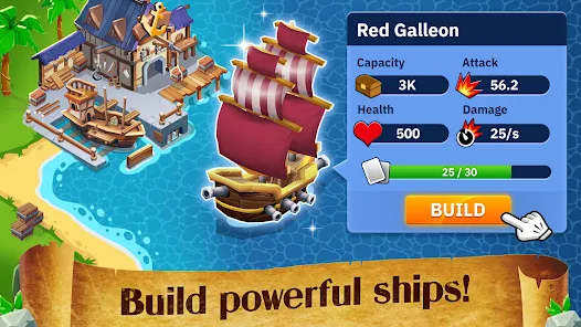 تحميل لعبة Idle Pirate Tycoon مهكرة Apk للاندرويد والايفون 2025 اخر اصدار مجانا